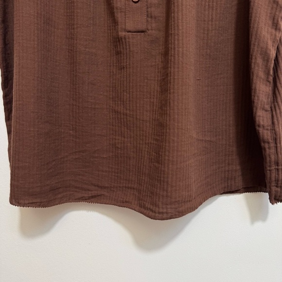 J. Crew Soft Cotton Gauze Ruffle Garden Top Medium - Picture 5 of 11